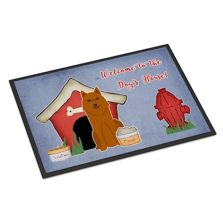 Carolines Treasures Dog House Collection Karelian Bear Dog Indoor or Outdoor Mat, 24 x 0.25 x 36 in. BB2776JMAT